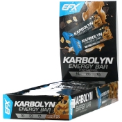 EFX Sports Karbolyn Energy батончик с арахисовым маслом и шоколадной крошкой 12 батончиков по 2 12 (60 г)
