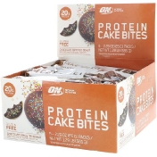 Optimum Nutrition Protein Cake Bites Шоколадный пончик 9 батончиков 2 29 унции (65 г) каждый
