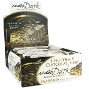 NuGo Nutrition NuGo Dark белковые батончики с шоколадной стружкой 12 батончиков весом 50 г (1 76 унции) каждый