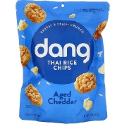 Dang Тайские рисовые чипсы выдержанный чеддер 100 г (3 5 унции)