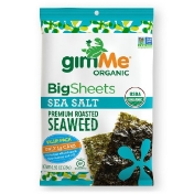 gimMe Премиальные жареные водоросли большие листы морская соль 26 г (0 92 унции)