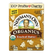 Newman&#x27;s Own Organics Органический попкорн в микроволновой печи светлое масло 3 пакетика по 79 г (2 8 унции)