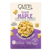 Quinn Popcorn Попкорн для микроволновой печи кукуруза для чайника с вермонтским кленом 2 пакетика по 99 г (3 5 унции)