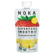 Noka Superfood смузи с растительным белком клубника ананас 120 г (4 22 унции)