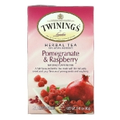 Twinings травяной чай гранат и малина без кофеина 20 чайных пакетиков 40 г (1 41 унции)