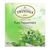 Twinings Травяной чай чистая перечная мята без кофеина 50 чайных пакетиков 100 г (3 53 унции)