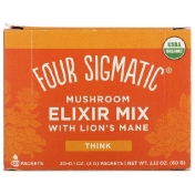 Four Sigmatic Смесь грибного эликсира с львиной гривой 20 пакетиков по 0 1 унции (3 г) каждый