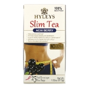 Hyleys Tea Slim Tea ягоды асаи 25 чайных пакетиков в фольгированных пакетиках по 1 5 г (0 05 унции)