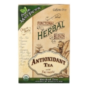 Mate Factor Антиоксидантный чай с куркумой без кофеина 20 чайных пакетиков 2 12 унции (60 г)