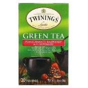 Twinings зеленый чай гранат малина и клубника 20 чайных пакетиков 30 г (1 06 унции)