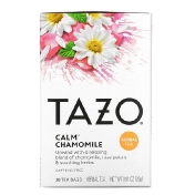 Tazo Teas Травяной чай Успокаивающая ромашка Без кофеина 20 фильтр-пакетов 0 91 унции (26 г)