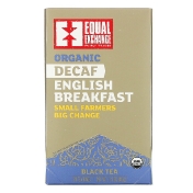 Equal Exchange Organic Decaf English Breakfast Black Tea 20 Tea Bags 1.41 oz ( 40 g)