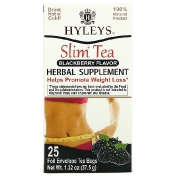 Hyleys Tea Slim Tea ежевика чайные пакетики в фольгированных пакетиках 37 5 г (1 32 унции)