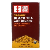 Equal Exchange Органический черный чай с имбирем 20 чайных пакетиков 1 41 унции (40 г)