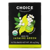 Choice Organic Teas Green Tea Organic Jasmine Green 16 Tea Bags .85 oz (24 g)
