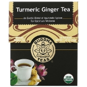 Buddha Teas Органический травяной чай турмериновый имбирь 18 чайных пакетиков 1 27 унции (36 г)