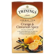 Twinings травяной чай апельсин и корица без кофеина 20 чайных пакетиков в индивидуальной упаковке 40 г (1 41 унции)