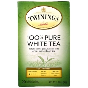 Twinings 100% чистый белый чай 20 чайных пакетиков по 1 06 унции (30 г)