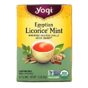 Yogi Tea египетская солодка и мята без кофеина 16 чайных пакетиков 32 г (1 12 унций)