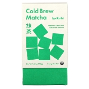 Rishi Tea Cold Brew Matcha японский зеленый чай 5 больших пакетиков 47 5 г (1 67 унции)