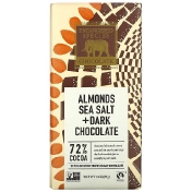Endangered Species Chocolate черный шоколад с миндалем и морской солью 72% какао 85 г (3 унции)