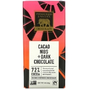 Endangered Species Chocolate Ядра какао + темный шоколад 72% какао 85 г (3 унции)
