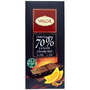 Valor Темный шоколад 70% какао апельсин 3 5 унции (100 г)