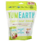 YumEarth Органическая маринованная фасоль ассорти вкусов 10 упаковок снеков 19 8 г (0 7 унции) каждая