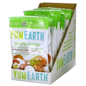 YumEarth Желатиновые червячки различные вкусы 12 упаковок по 2 5 унц. (71 г) каждая