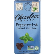 Chocolove черный шоколад с перечной мятой 55% какао 90 г (3 2 унции)