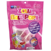 Zollipops Zolli Ball Popz фруктовые леденцы на палочке ассорти 10–12 леденцов 147 г (5 2 унции)