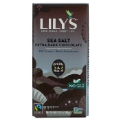 Lily&#x27;s Sweets Плитка темного шоколада морская соль 70% какао 80 г (2 8 унции)