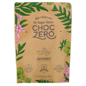 ChocZero Молочный шоколад с миндалем без добавления сахара 6 батончиков по 28 г (1 унции)