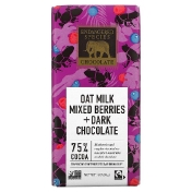 Endangered Species Chocolate Овсяное молоко смесь ягод + темный шоколад 75% какао 3 унции (85 г)