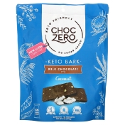 ChocZero Keto Bark молочный шоколад кокос 6 мини-пакетиков по 28 г (1 унции)