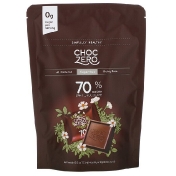 ChocZero порционный черный шоколад 70% какао без сахара 10 шт. 100 г (3 5 унции)