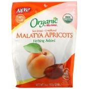 Mariani Dried Fruit Organic Sun Dried- Unsulfured Malatya Apricots 5 oz ( 142 g)