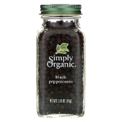 Simply Organic Зерна черного перца 2.65 унций (75 г)
