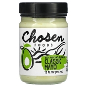 Chosen Foods 100% масло авокадо классический майонез 12 жидких унций (355 мл)
