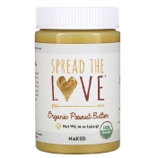 Spread The Love Органическое арахисовое масло без добавок 454 г (16 унций)