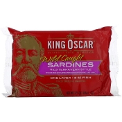 King Oscar Wild Caught Sardines Mediterranean Style 3.75 oz ( 106 g)