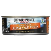 Crown Prince Natural Белый тунец альбакор в родниковой воде 142 г (5 унций)