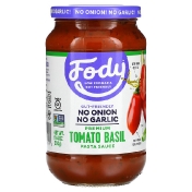 Fody Food Co Премиальный томатный соус для пасты с базиликом 550 г (19 4 унции)