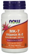 Now Mk-7 Vitamin K-2 300 мкг 60 капсул