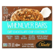 Pamela&#x27;s Products Wheever Bars овсяные шоколадные крошки и кокос 5 батончиков по 40 г (1 41 унции)