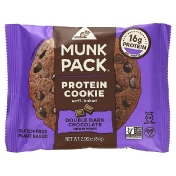Munk Pack Протеиновое печенье мягкая выпечка двойной темный шоколад 84 г (2 96 унции)