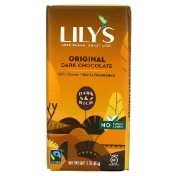 Lily&#x27;s Sweets Плитка темного шоколада оригинальный 55% какао 85 г (3 унции)