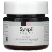 Sympli Beautiful успокаивающий гель для кожи вокруг глаз с кофеином и гиалуроновой кислотой 30 мл (1 жидк. унция)
