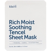 Dear Klairs Rich Moist Soothing Tencel тканевая маска 1 шт. 25 мл (0 85 жидк. унции)
