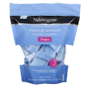 Neutrogena очищающие салфетки для снятия макияжа одиночные 20 влажных салфеток